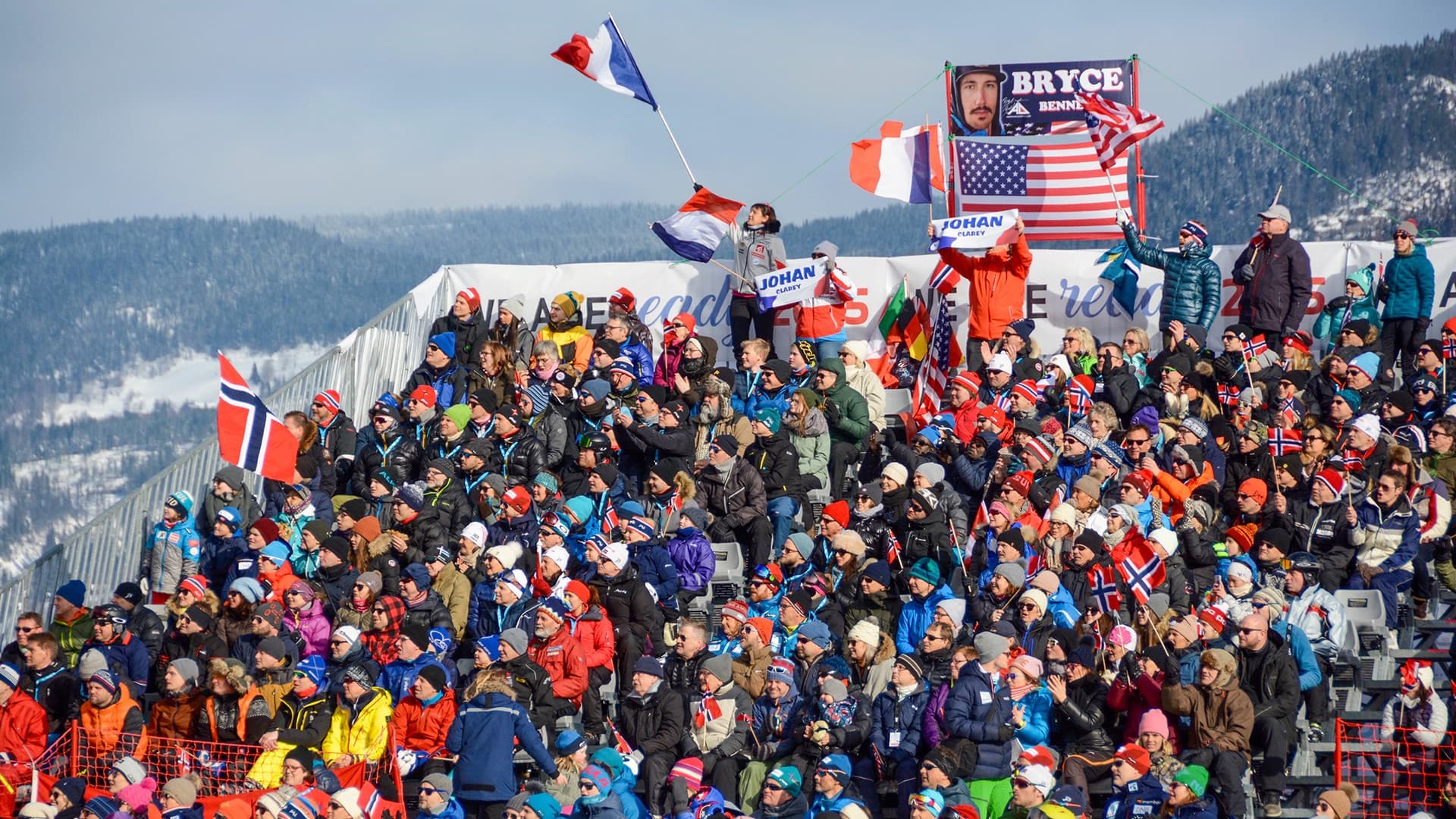 Publikum på WC Kvitfjell